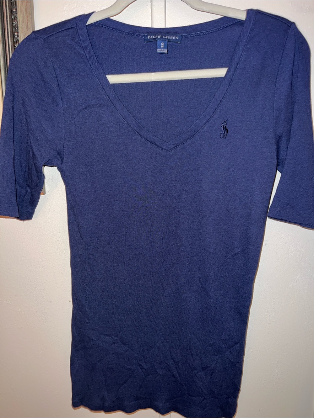 Ralph Lauren Navy V-Neck